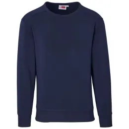 Mens Quinn Crew Neck Sweater Navy Front